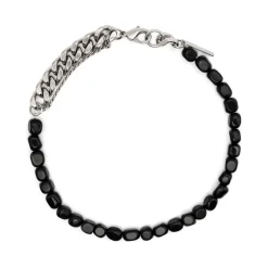 Collar Ajustable con Cierre de Langosta Negro