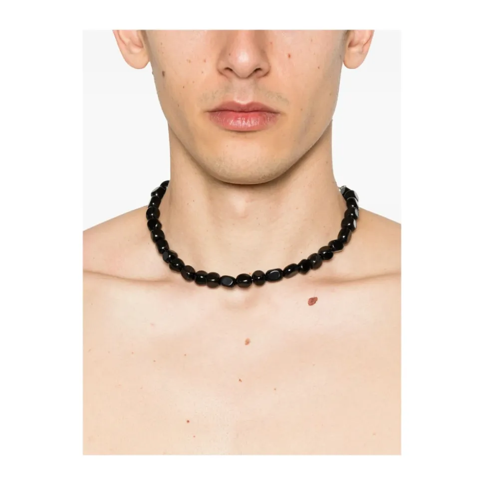 Collar Ajustable con Cierre de Langosta Negro