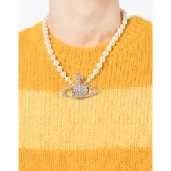 Collar Bas Relief de Perlas para Hombre