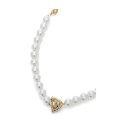 Collar con colgante de logo