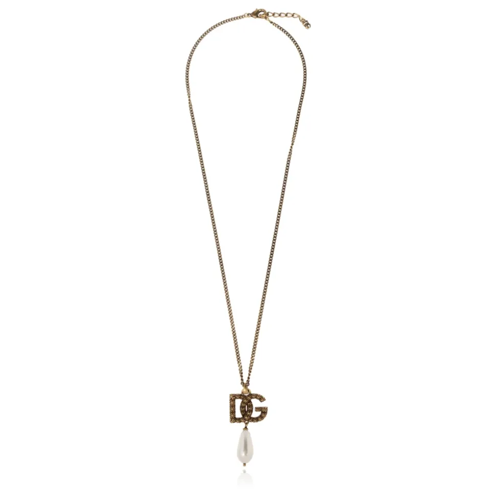 Collar con colgante en forma de logotipo