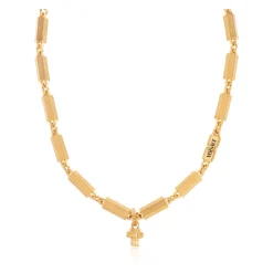 Collar con logo grabado