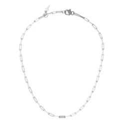 Collar de cadena con eslabones alargados