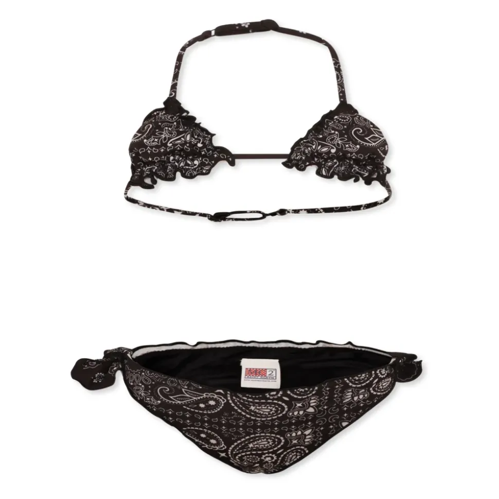 Conjunto Bikini Paisley Negro