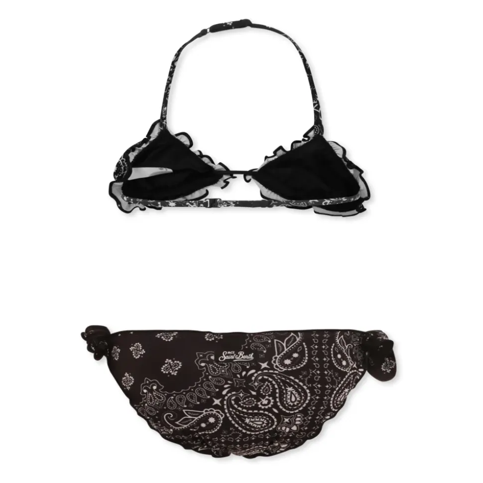 Conjunto Bikini Paisley Negro