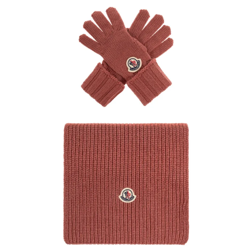 conjunto: bufanda y guantes