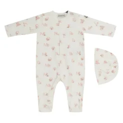 Conjunto de Algodón con Estampado de Logo de Osito de Peluche