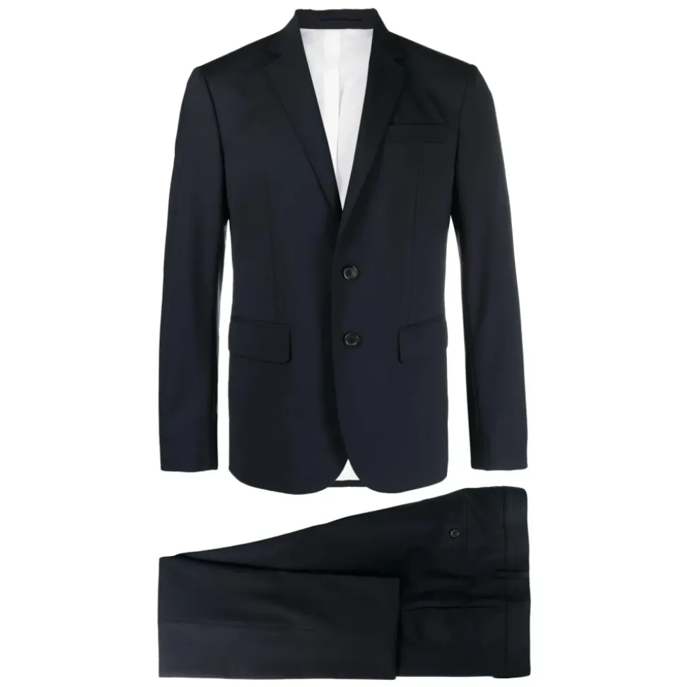 Conjunto de Chaqueta y Pantalones Azul Marino
