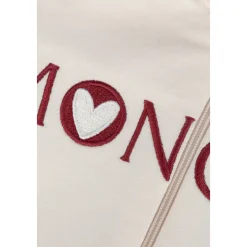 Conjunto de Chándal de Algodón con Logo de Corazón Bordado