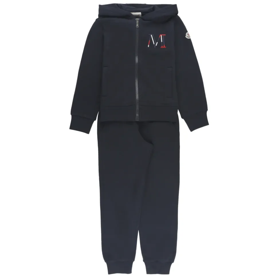 Conjunto de Dos Piezas de Algodón Azul para Niño