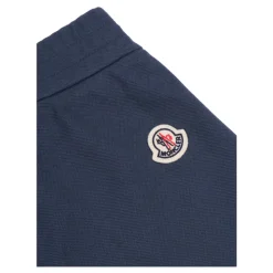 Conjunto de Piqué de Algodón con Ribete Tricolor