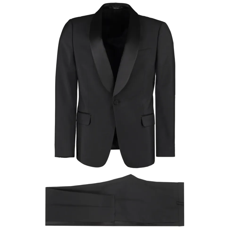 Conjunto de Traje de Lana y Mohair
