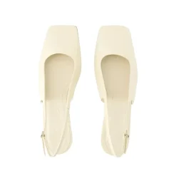 Cuero zapatos-planos