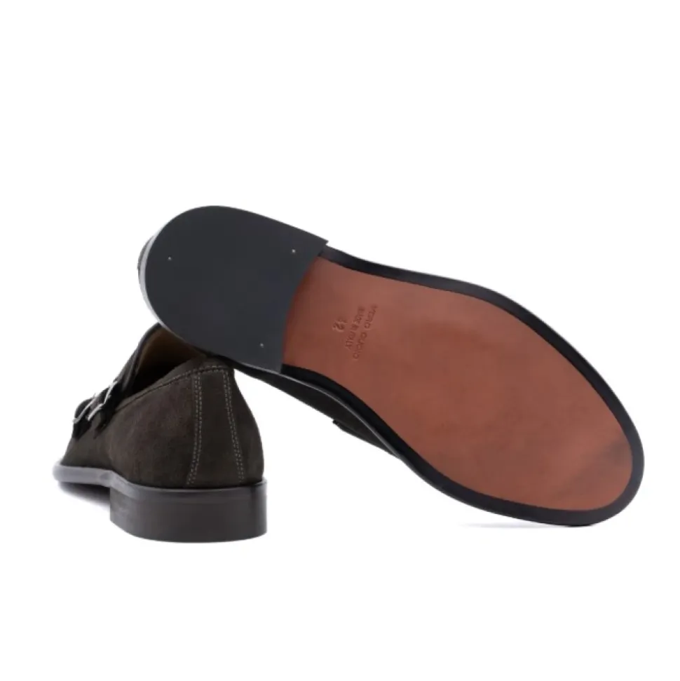 23070-C-VS3.EBONY Mocasín con Hebilla Doble