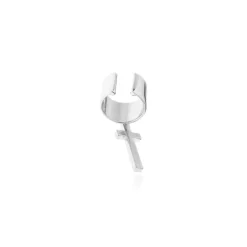 Ear Cuff de Latón con Motivo Religioso