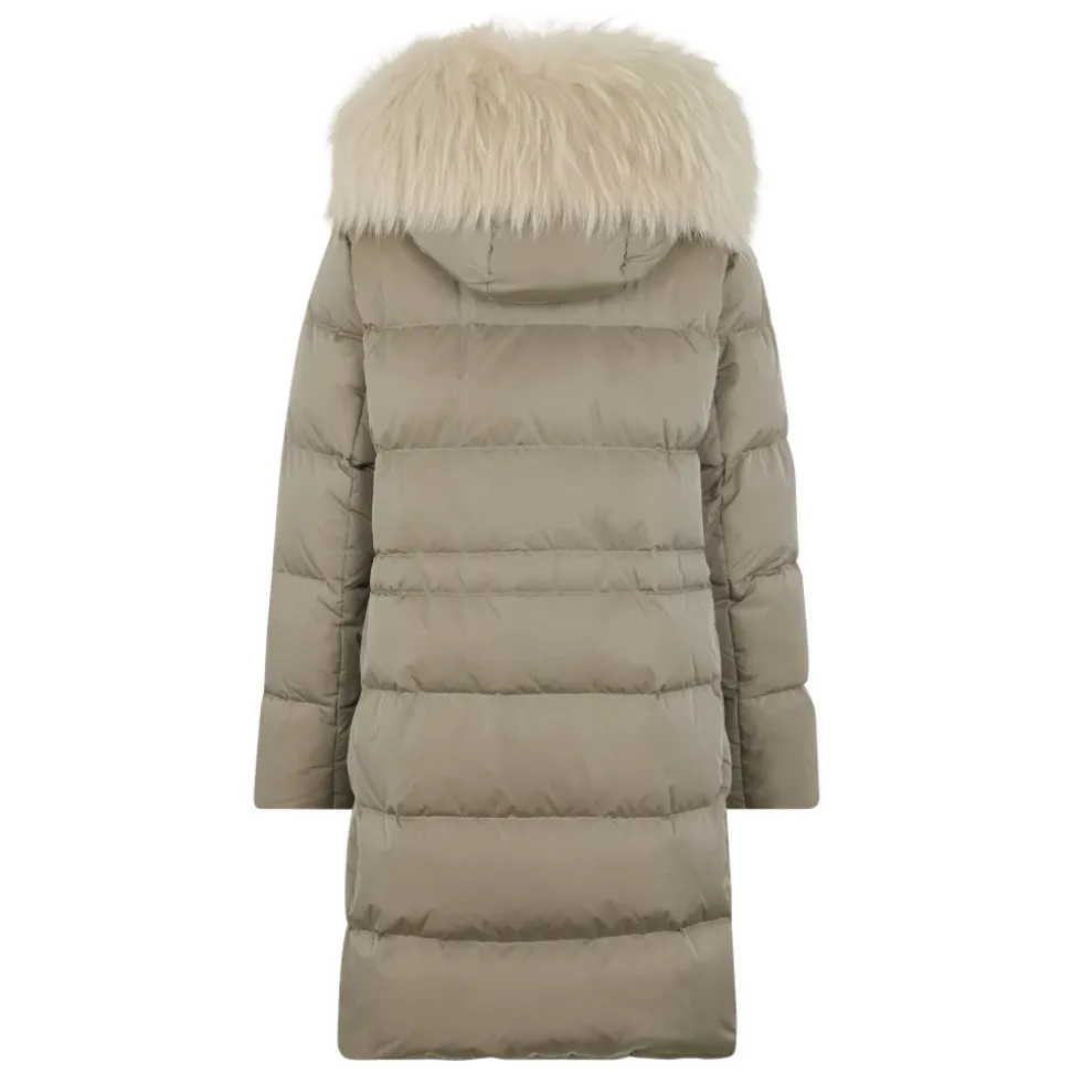 Elegante Abrigo de Invierno con Pelo Suave