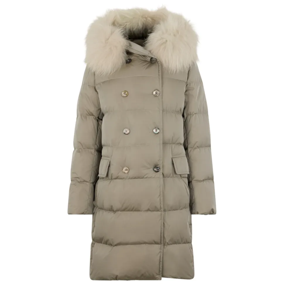 Elegante Abrigo de Invierno con Pelo Suave