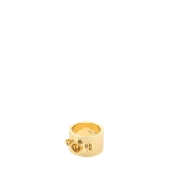 Elegante Anillo Dorado de Plata 925