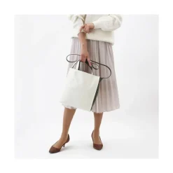 Elegante bolso de hombro Bianco-Verde