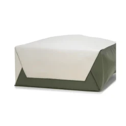 Elegante bolso de hombro Bianco-Verde