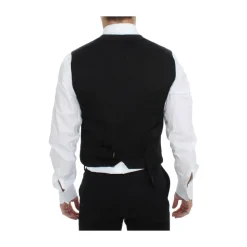 Elegante Chaleco Vestido Negro