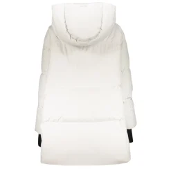 Elegante Chaqueta Larga con Capucha