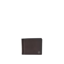 Elegante Monedero de Cuero con Clip