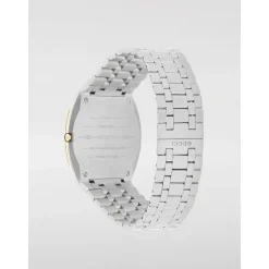 Elegante reloj suizo bicolor