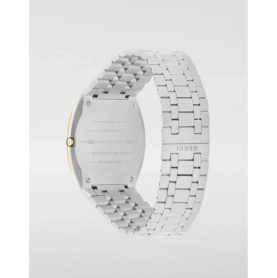 Elegante reloj suizo bicolor