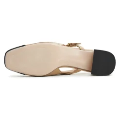 Elegantes Slingback Block Heels Pumps