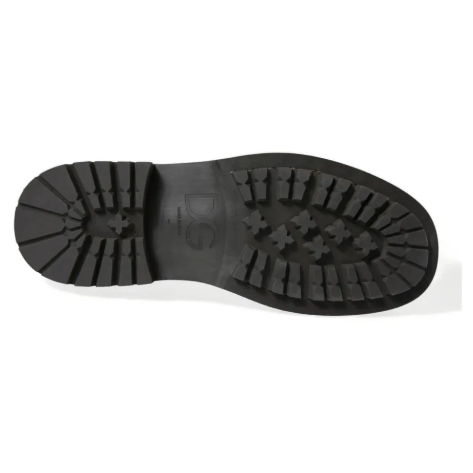 Elegantes Zapatos Derby de Cuero para Hombre