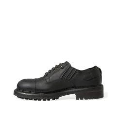 Elegantes Zapatos Derby de Cuero para Hombre