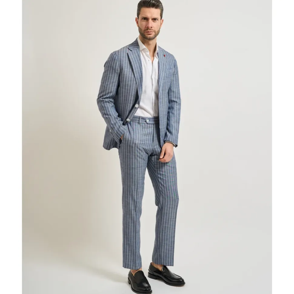 Elegante Traje de un Botón