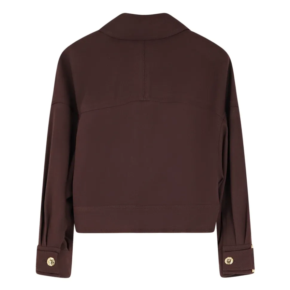 Elisabetta Franchi Jackets Marrón