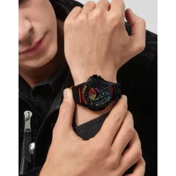 El Reloj $kull Titan Crystal Rainbow de Philipp Plein
