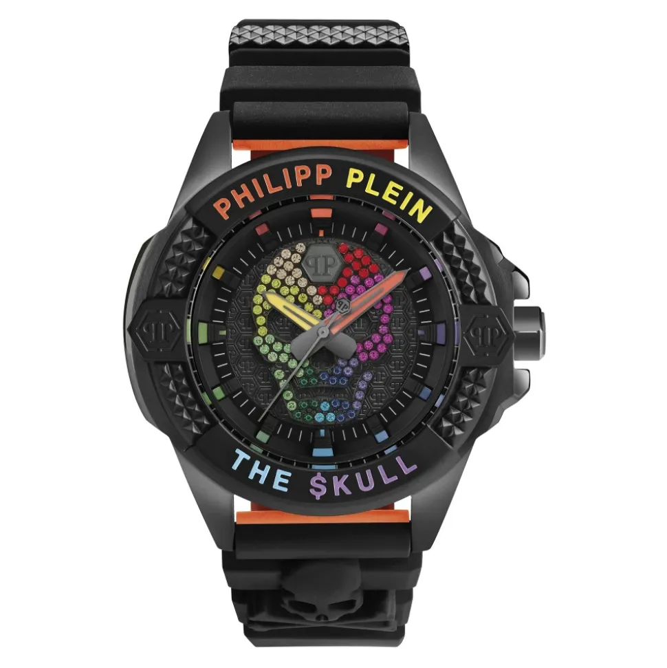 El Reloj $kull Titan Crystal Rainbow de Philipp Plein