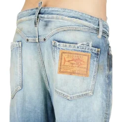 Estilo Vintage Cómodos Jeans Pierna Ancha
