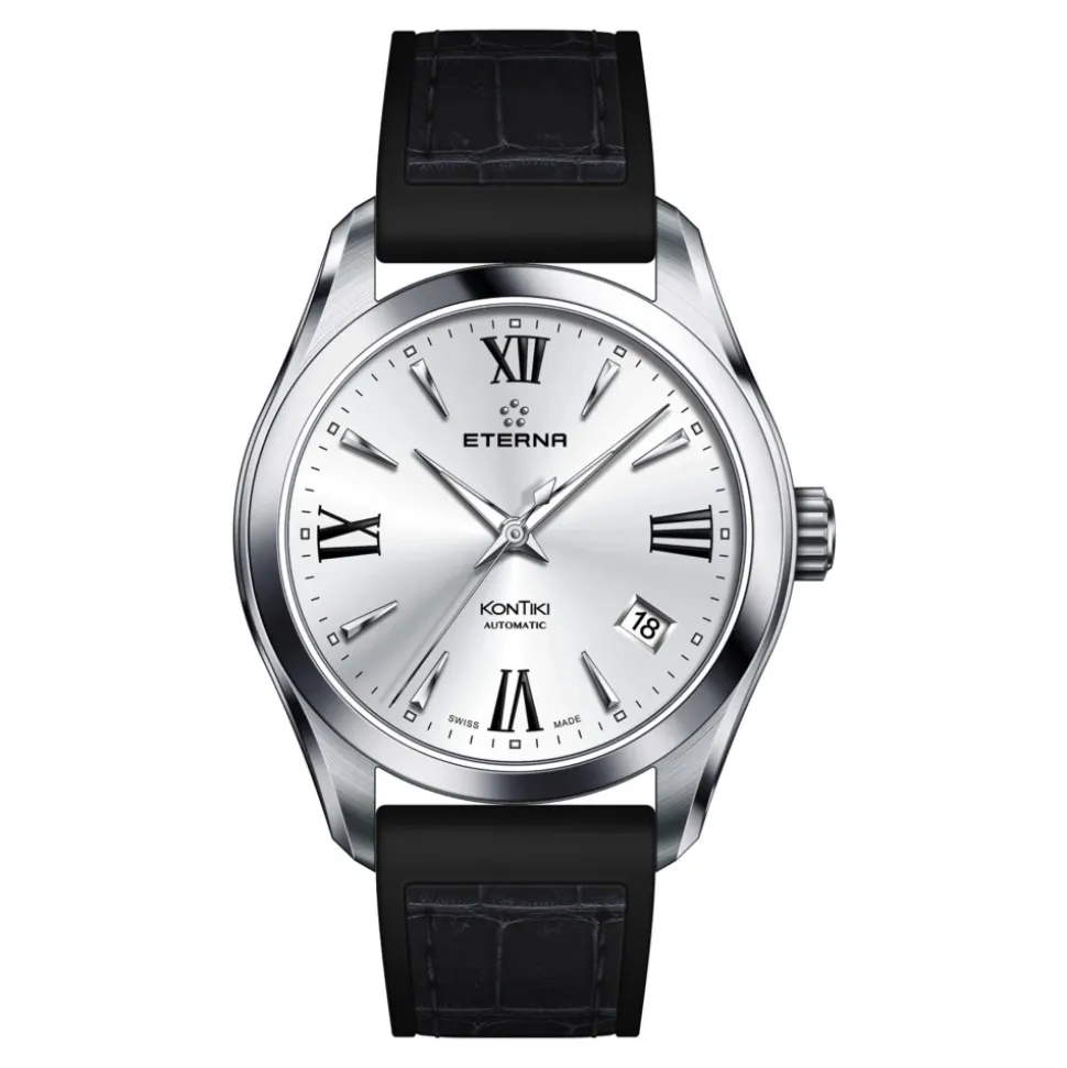 Eterna kontiki lady reloj para Mujer Analgico de Automtico con brazalete de Silicona 1260.41.12.1378