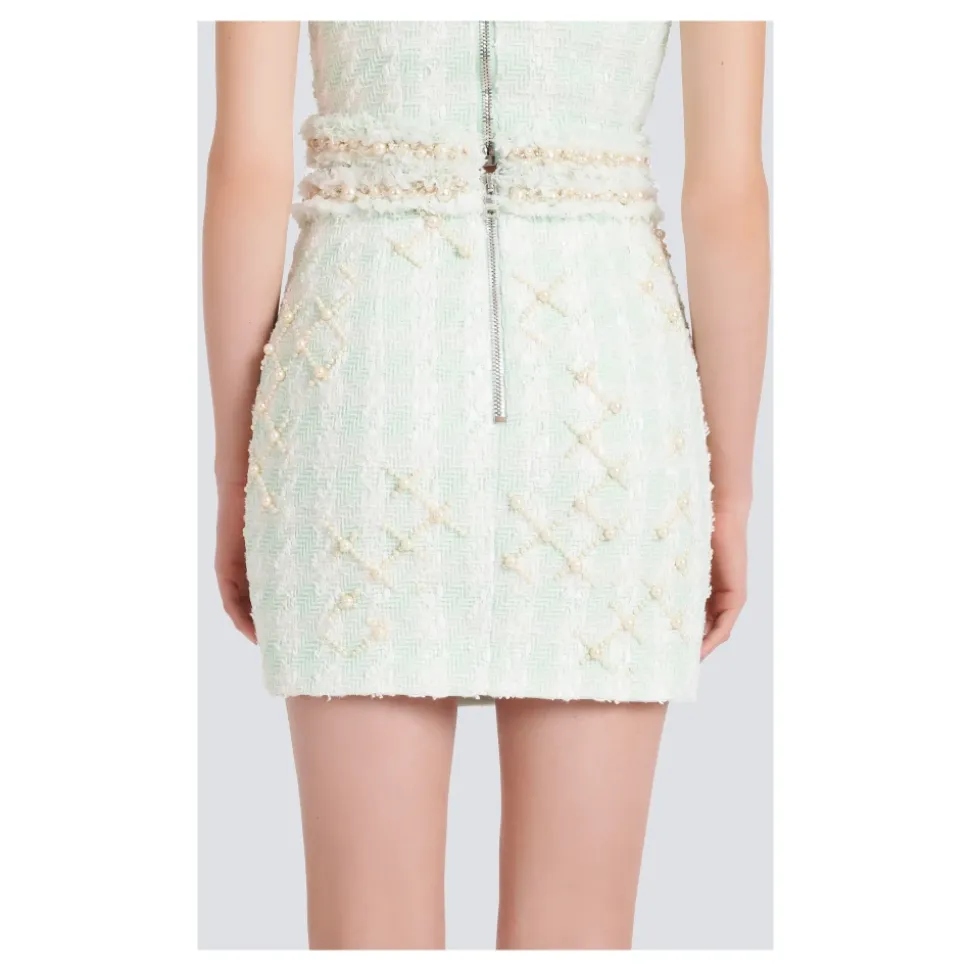 Falda Corta de Tweed
