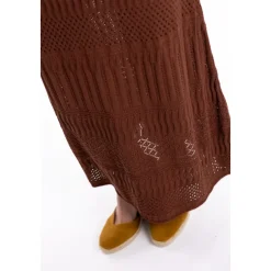 Falda Larga de Crochet