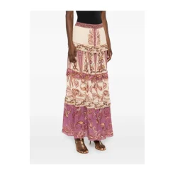 Falda Maxi con Volantes