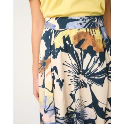 Falda Midi con Estampado Floral