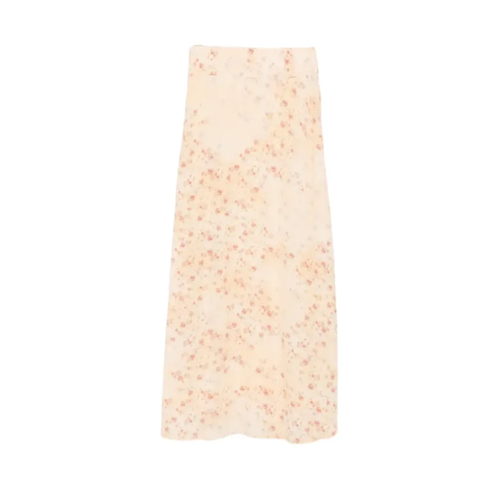 FALDA NATTALINA NUDE ESTAMPADO FLORES