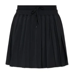 Falda plisada de talle medio