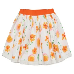 Falda Popelina Estampado Día Soleado