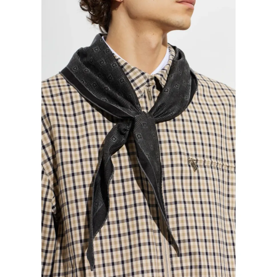 Foulard asimétrico con monograma