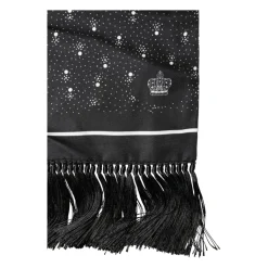 Foulard de Seda con Estampado de Lunares