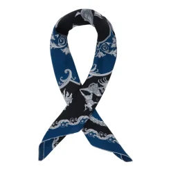 Foulard de Twill de Seda Estampada