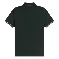 Fred Perry Reissues Original Twin Tipped Polo Night Green / Ice / Oxblood