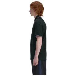 Fred Perry Reissues Original Twin Tipped Polo Night Green / Ice / Oxblood